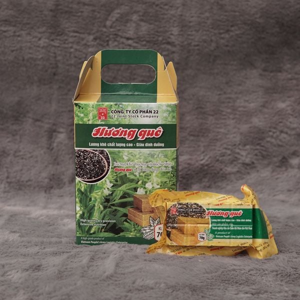  Lương Khô Hương Quê - Vị Muối Vừng - Công ty 22 - 700g/hộp 