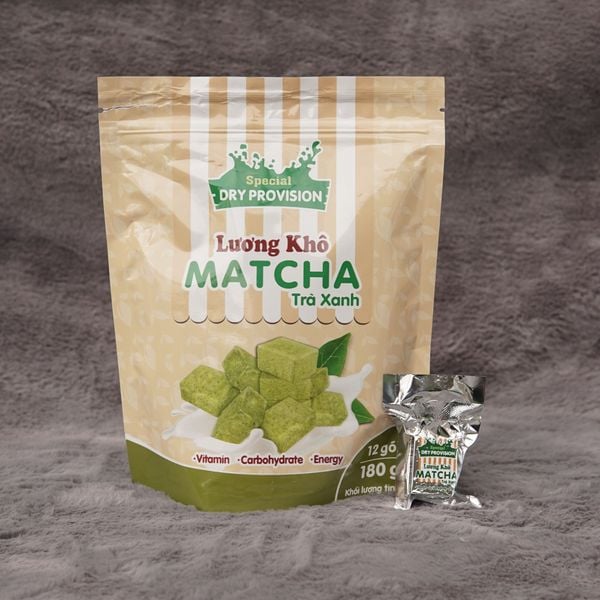  Lương Khô Matcha Trà Xanh - 180g/bịch 