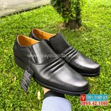  Giày Da Đế Vàng Mã 714 Màu Đen Công Ty 32 