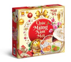 Mứt hộp vuông 450g ( có khay)