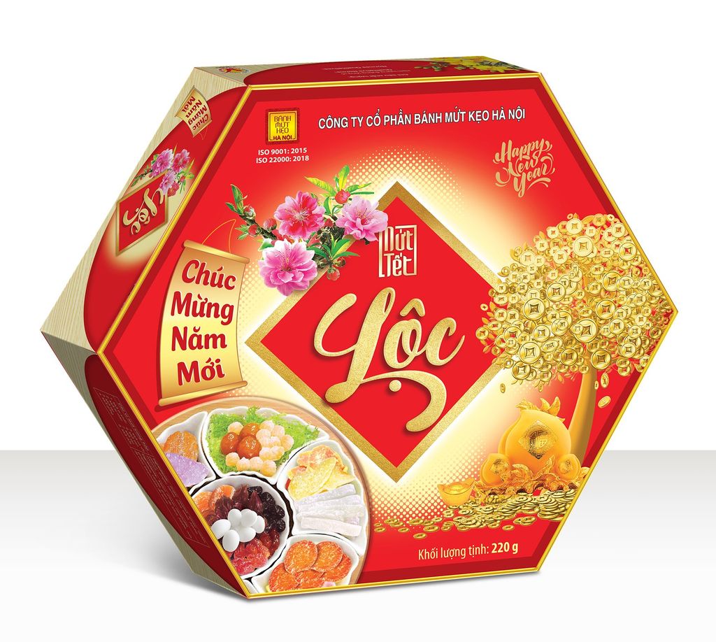 Mứt hộp lục lăng 220g