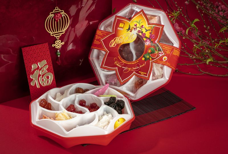 Mứt hộp nhựa 500g