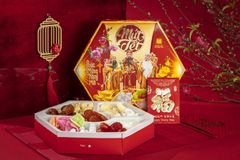 Mứt hộp lục lăng 360g (có khay)