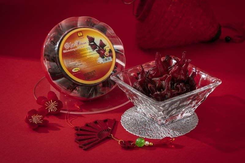 Hibicus hộp nhựa tròn 100g