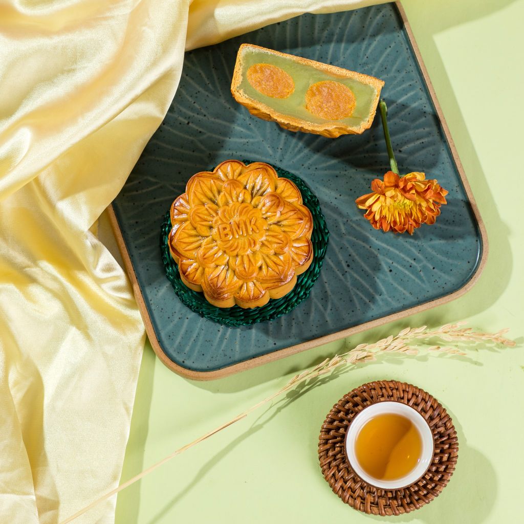 Nướng Đậu xanh Lá dứa 2 Trứng 210g