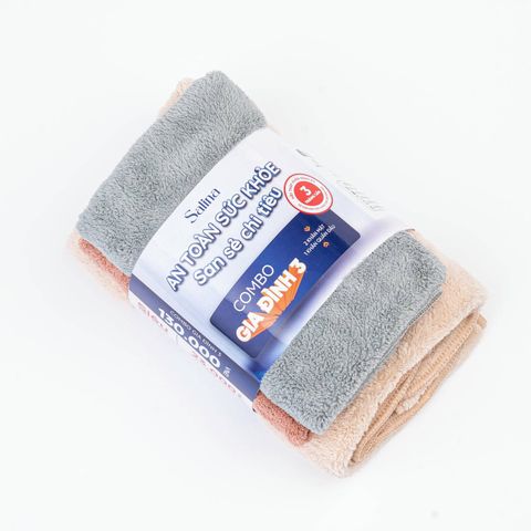 DBO0433 - Bộ khăn Salina 02 khăn SNT002 và 01 khăn SHT007