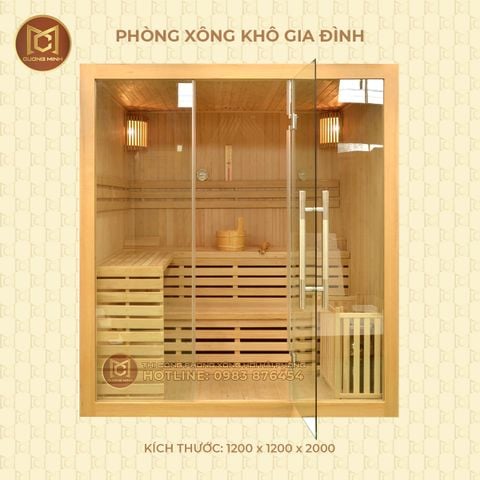 PHÒNG XÔNG MINI GỖ HINOKI NHẬT BẢN – CÔNG TY TNHH XNK CƯỜNG MINH