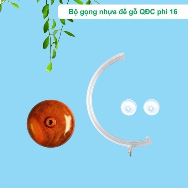  Bộ phụ kiện gọng nhựa đế gỗ cho quả địa cầu 