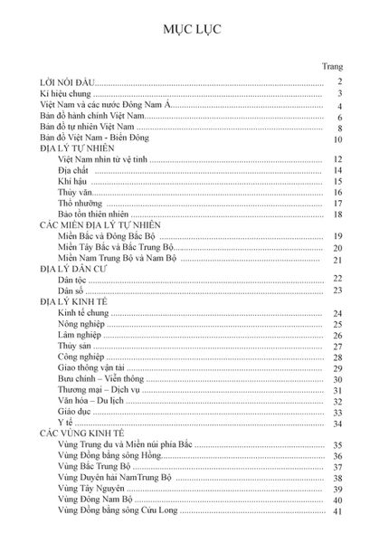  Atlat địa lí Việt Nam 