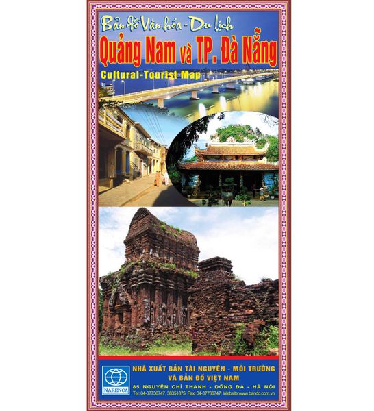  Bản đồ Du lịch Quảng Nam - Đà Nẵng 