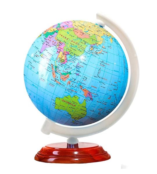  Quả địa cầu phi 16cm hành chính tiếng Việt 