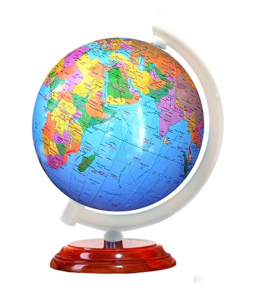  Quả địa cầu phi 23cm hành chính tiếng Anh 