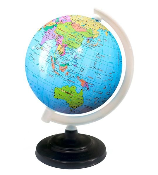  Quả địa cầu phi 16cm hành chính tiếng Việt 