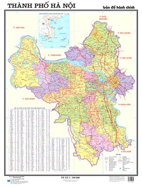  Bản đồ TP Hà Nội cũ 