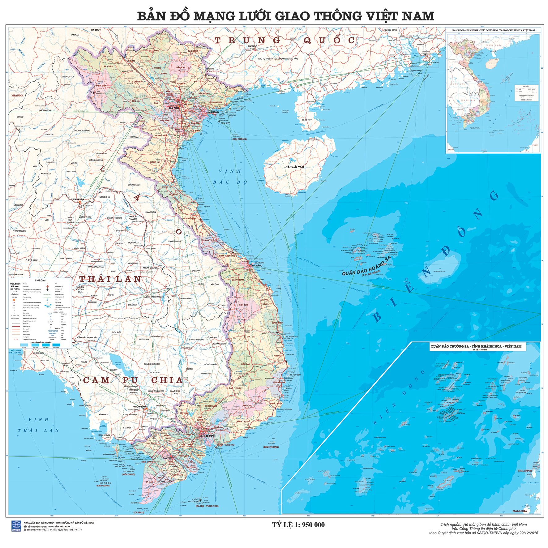  Bản đồ giao thông Việt Nam 