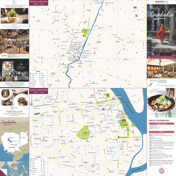  Bản đồ Du lịch Miền Á Đông - du lịch Campuchia 