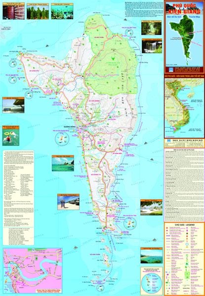  Bản đồ Du lịch Phú Quốc Kiên Giang 