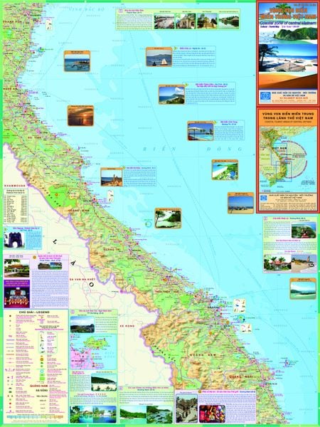  Bản đồ du lịch ven biển miền Trung 