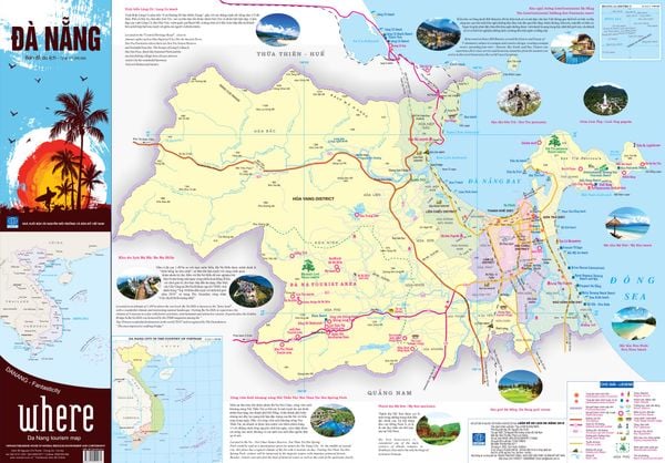  Bản đồ du lịch Đà Nẵng WHERE 