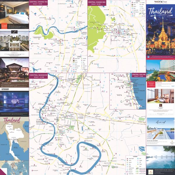  Bản đồ Du lịch Miền Á Đông - du lịch Thái Lan 