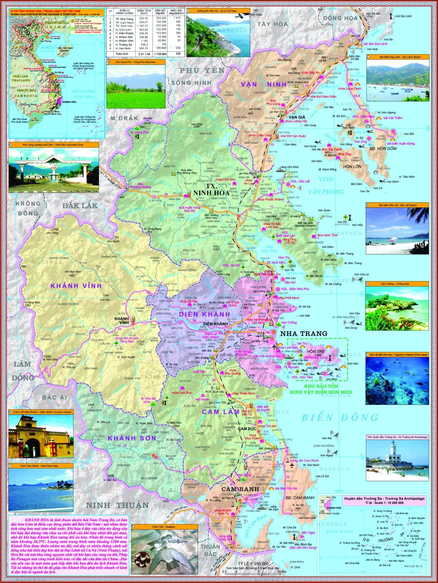  Bản đồ Du lịch Nha Trang Khánh Hòa 