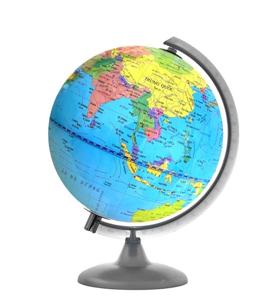  Quả địa cầu phi 30cm hành chính tiếng Việt Công nghệ mới 