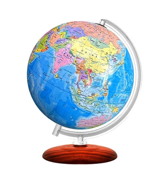  Quả địa cầu phi 30cm hành chính tiếng Anh 