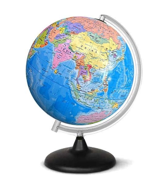  Quả địa cầu phi 30cm hành chính tiếng Anh 