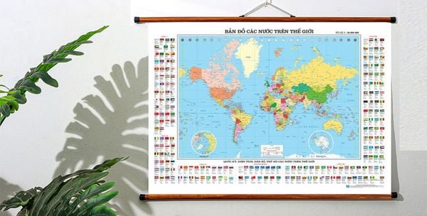  Bản đồ Thế giới phẳng 