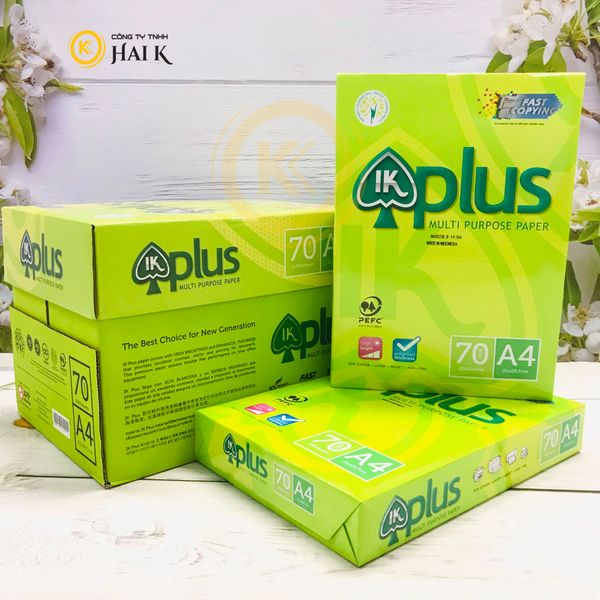 Giấy A4 IK Plus 70gsm