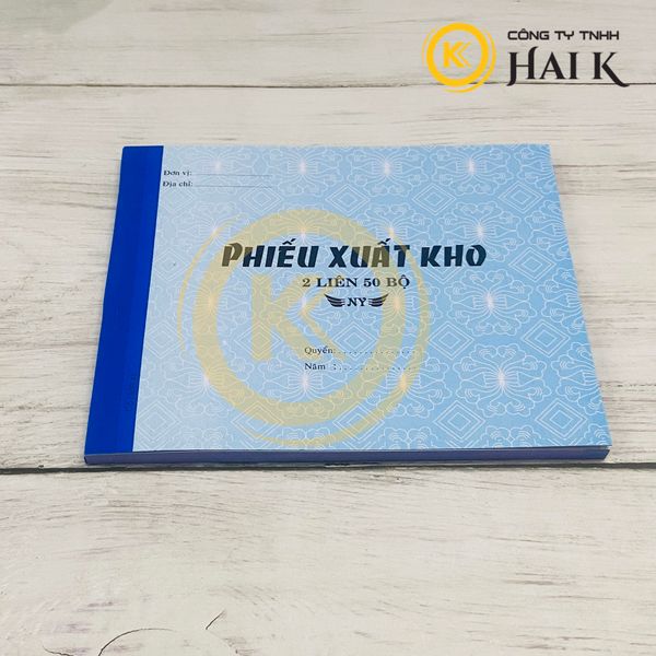 Phiếu nhập kho, xuất kho 2 liên