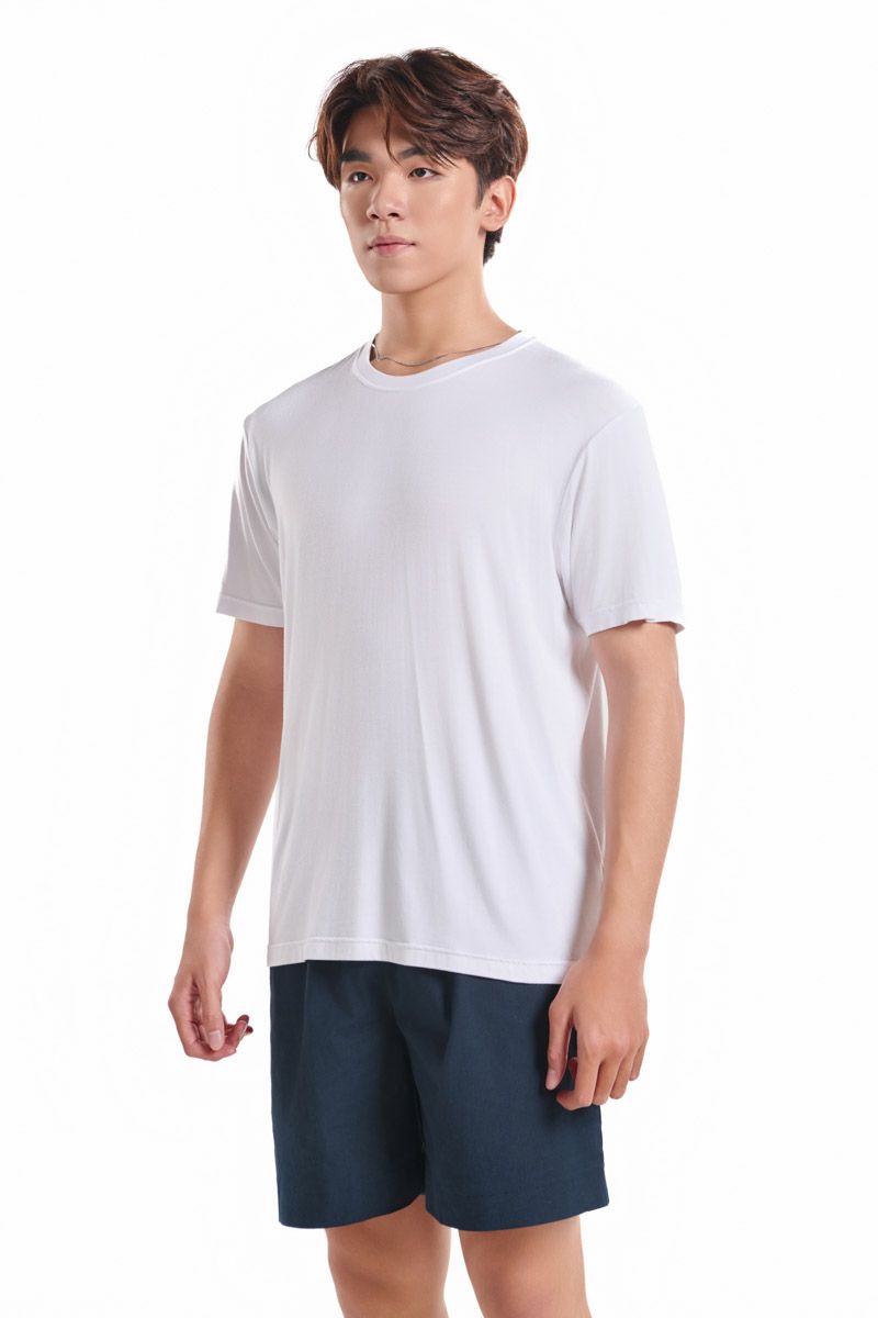 Quần Short Nam Linen Xanh Đen