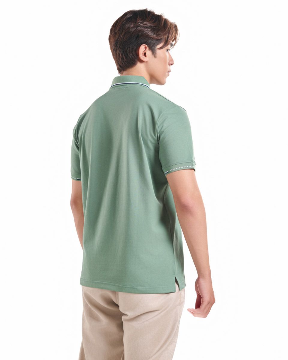 Áo Thun Nam Cotton Xanh Vỏ Đậu