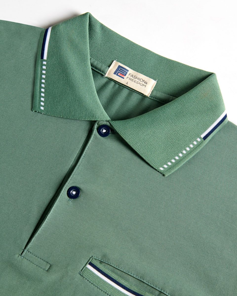 Áo Thun Nam Cotton Xanh Vỏ Đậu