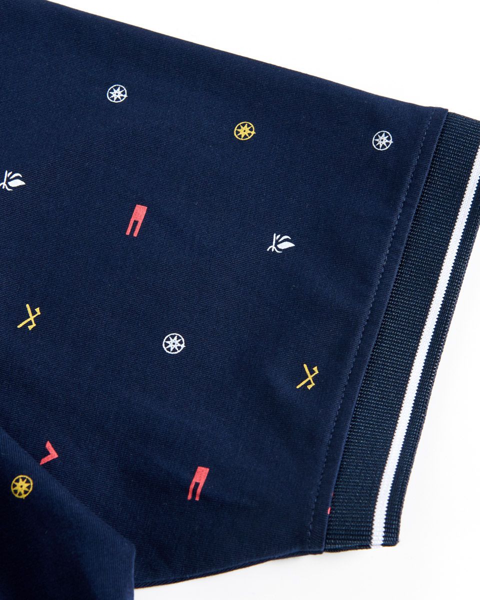 Áo Thun Nam Cotton Xanh Họa Tiết Nhiều Màu Casual Menswear