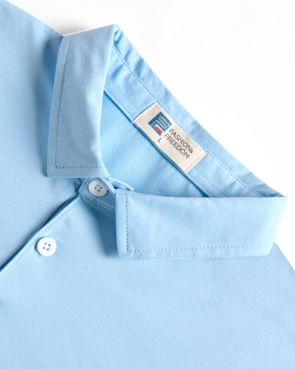 Áo Thun Nam Cotton Xanh Sọc Trắng New Spirit