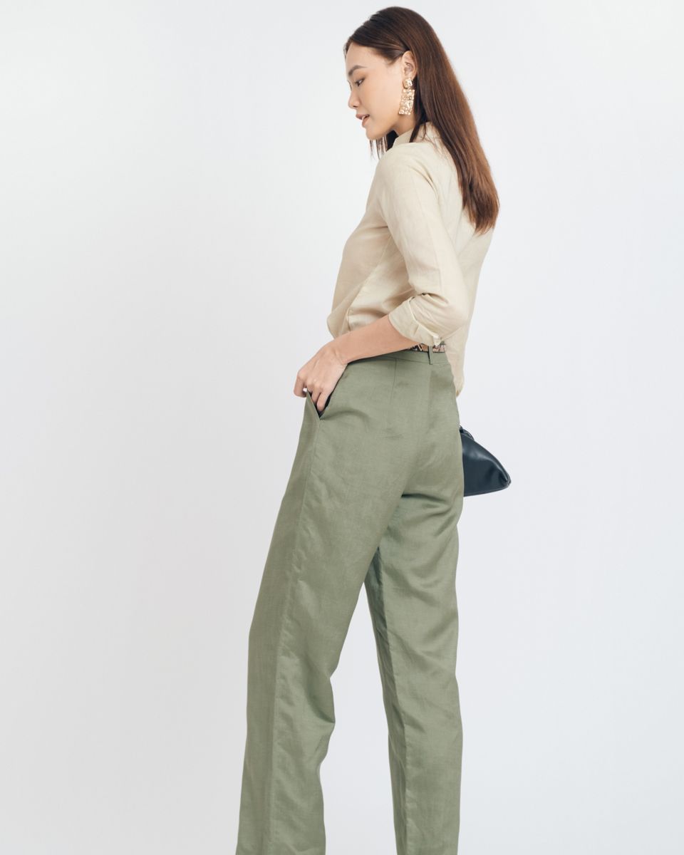 Áo Sơ Mi Linen KaKi Brighter Day