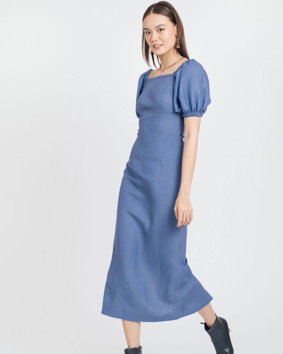 Đầm Linen Xanh Brighter Day