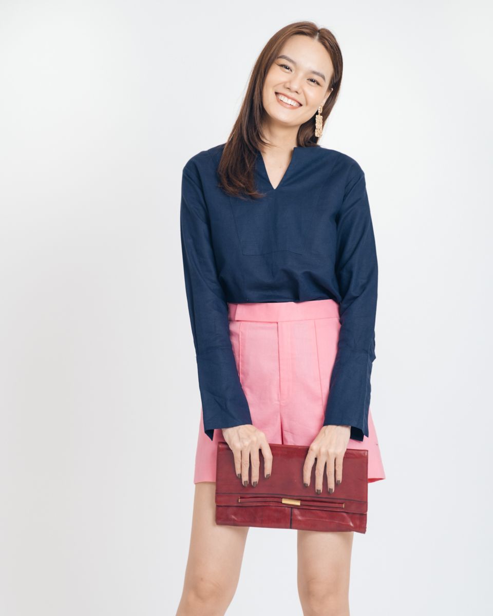 Áo Linen Xanh Brighter Day