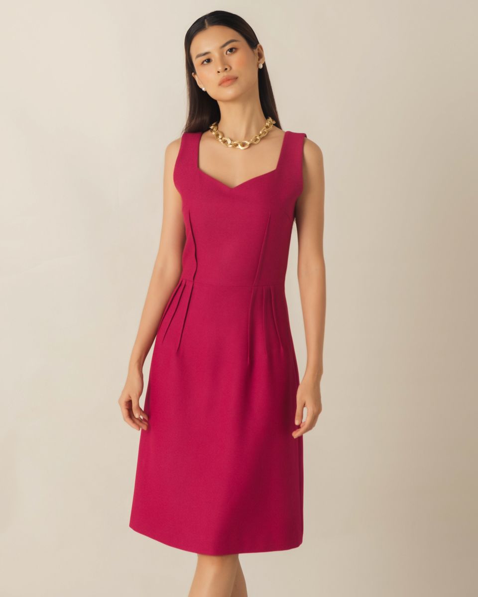 Đầm Ruby Hồng Key Colour Trends