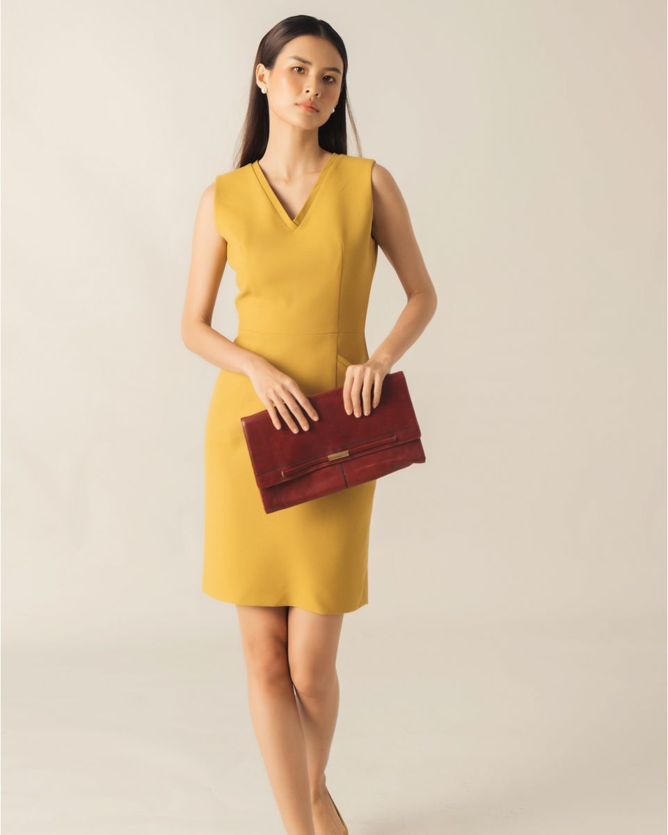 Đầm Ruby Vàng Đậm Key Colour Trends