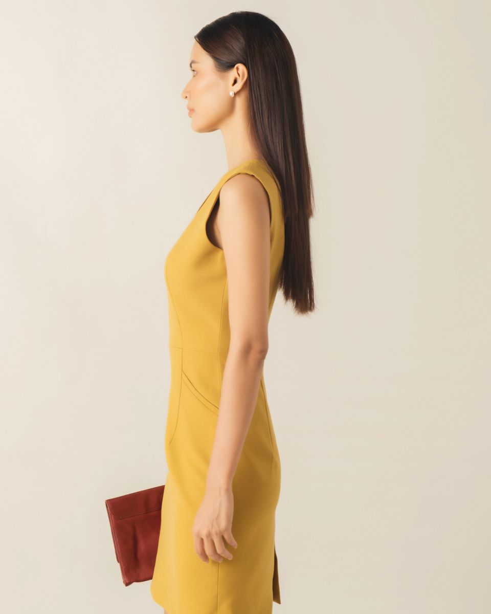 Đầm Ruby Vàng Đậm Key Colour Trends