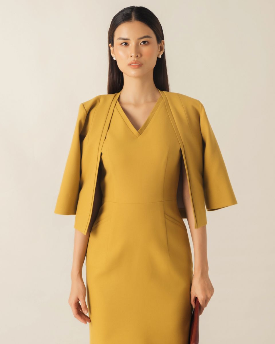Áo Khoác Ruby Vàng Đậm Key Colour Trends