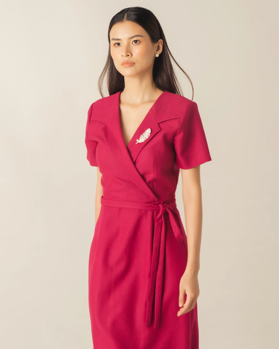 Đầm Ruby Hồng Key Colour Trends