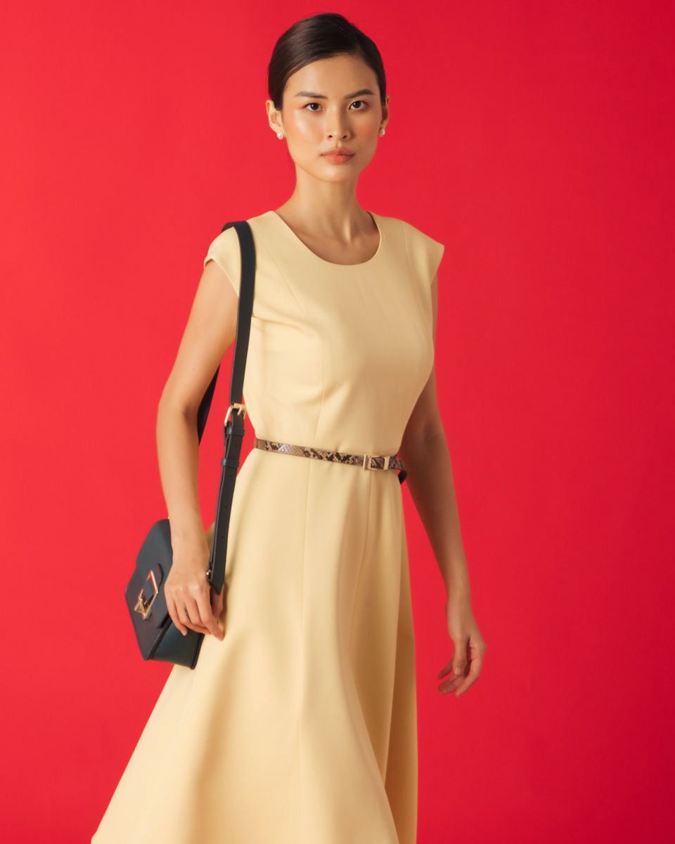 Đầm Gold Viscosa Vàng Key Colour Trends