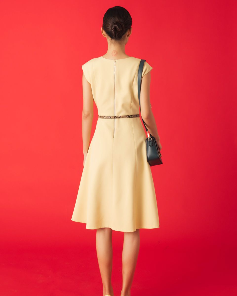 Đầm Gold Viscosa Vàng Key Colour Trends