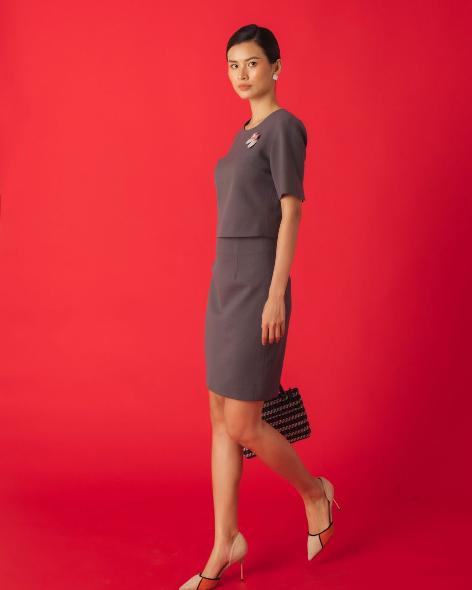 Chân Váy Ruby Xám Key Colour Trends