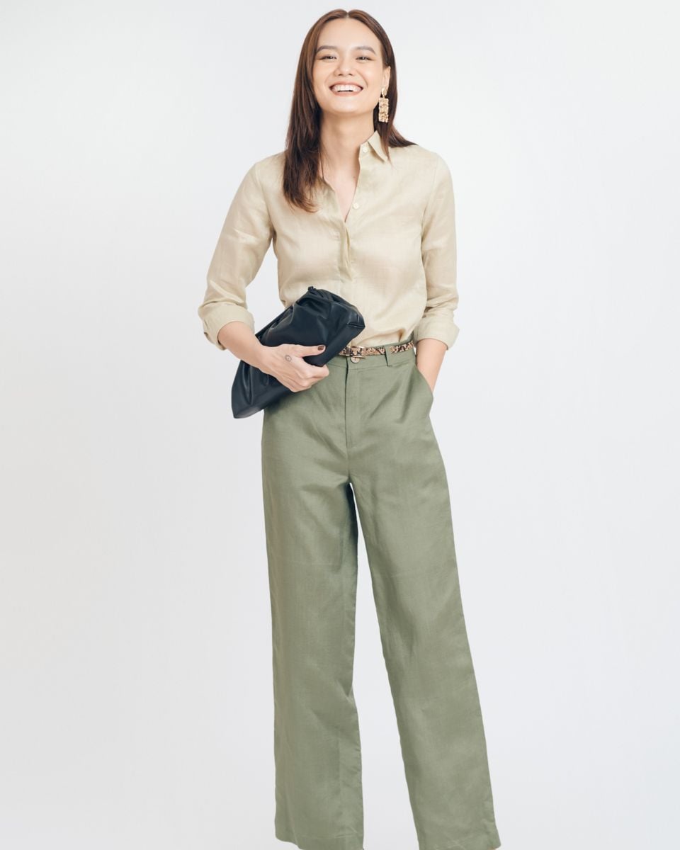 Áo Sơ Mi Linen KaKi Brighter Day