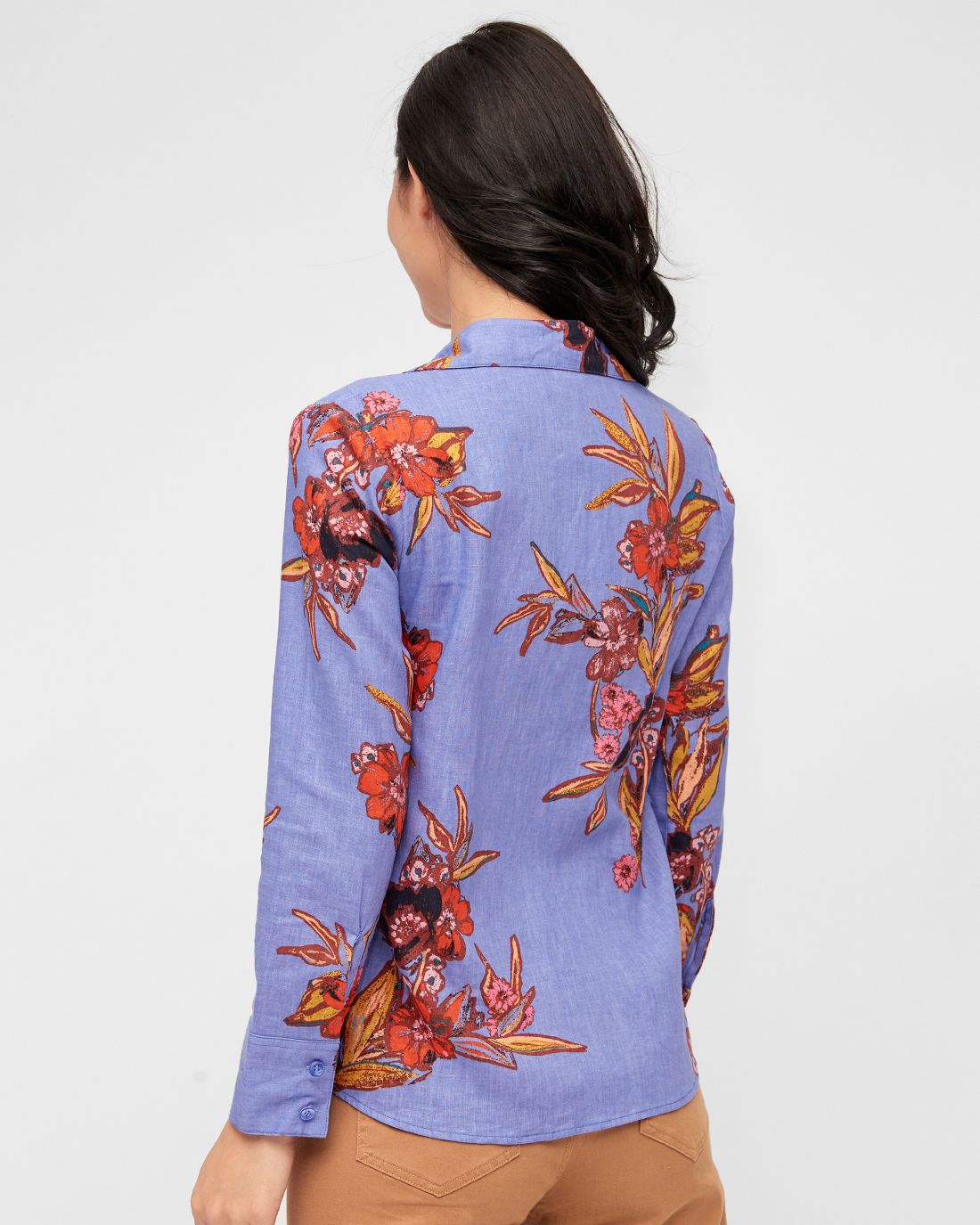 Áo Linen Tím Autumn Sonata