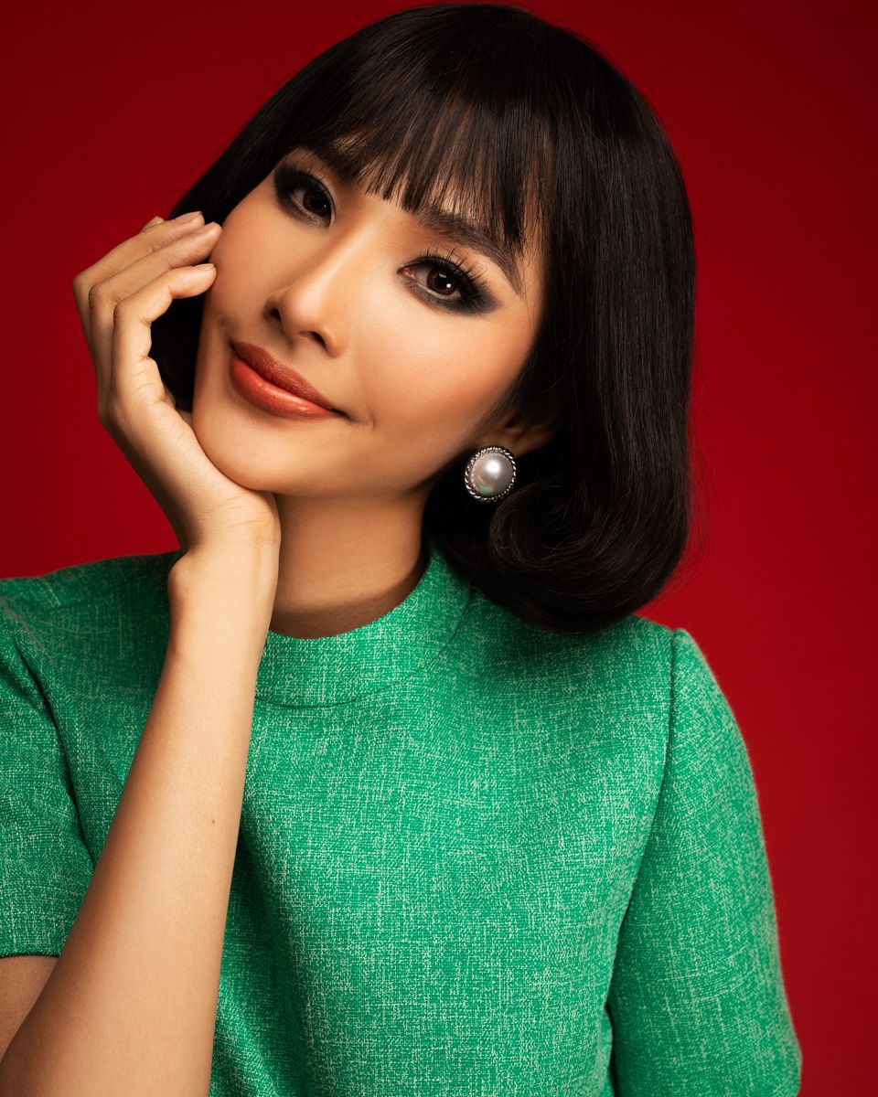 Áo Kiểu Bố Nhung Xanh I Can And I Will